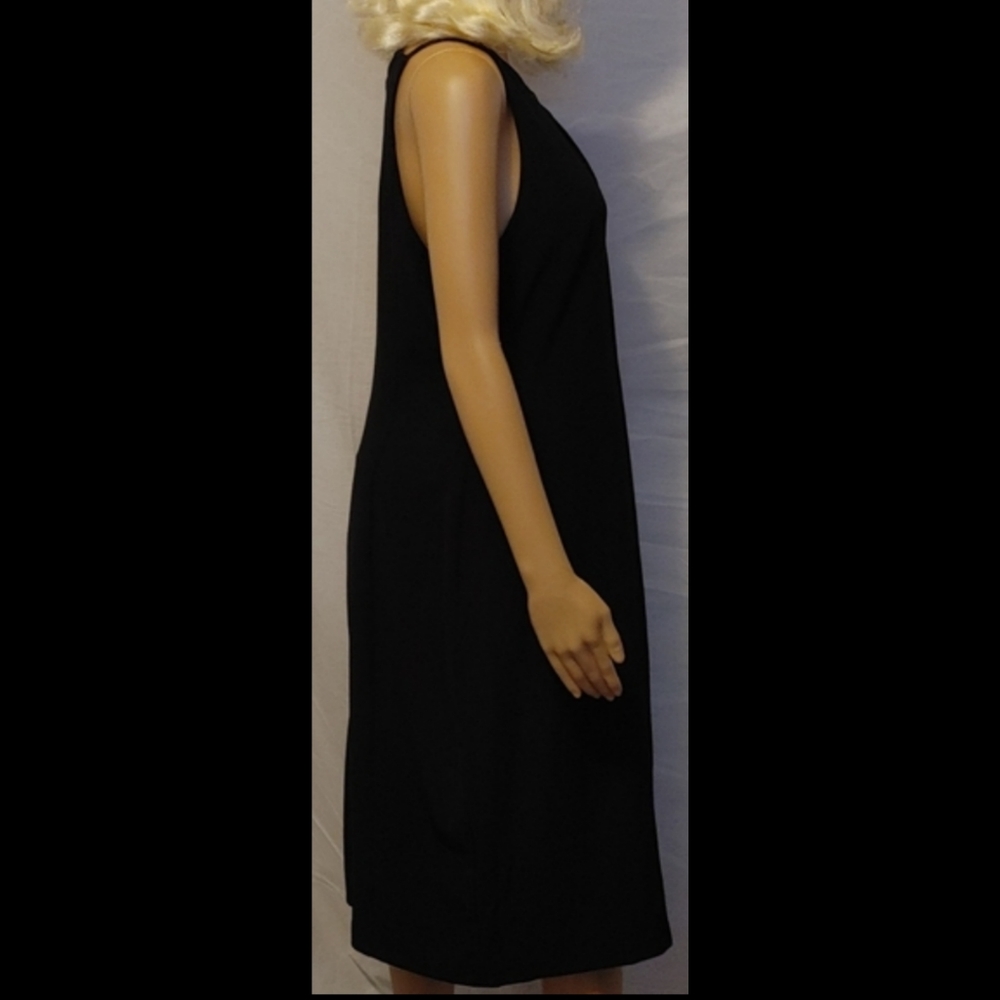 BB DAKOTA BLACK SHEATH DRESS SZ 10 - Picture 2 of 8